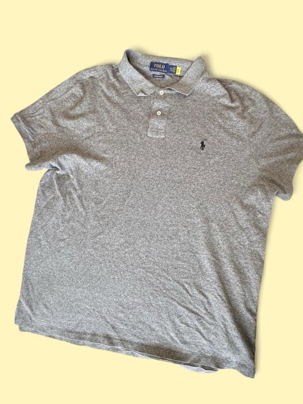 Polo by Ralph Lauren Heather Gray Men’s Short-Sleeve Polo